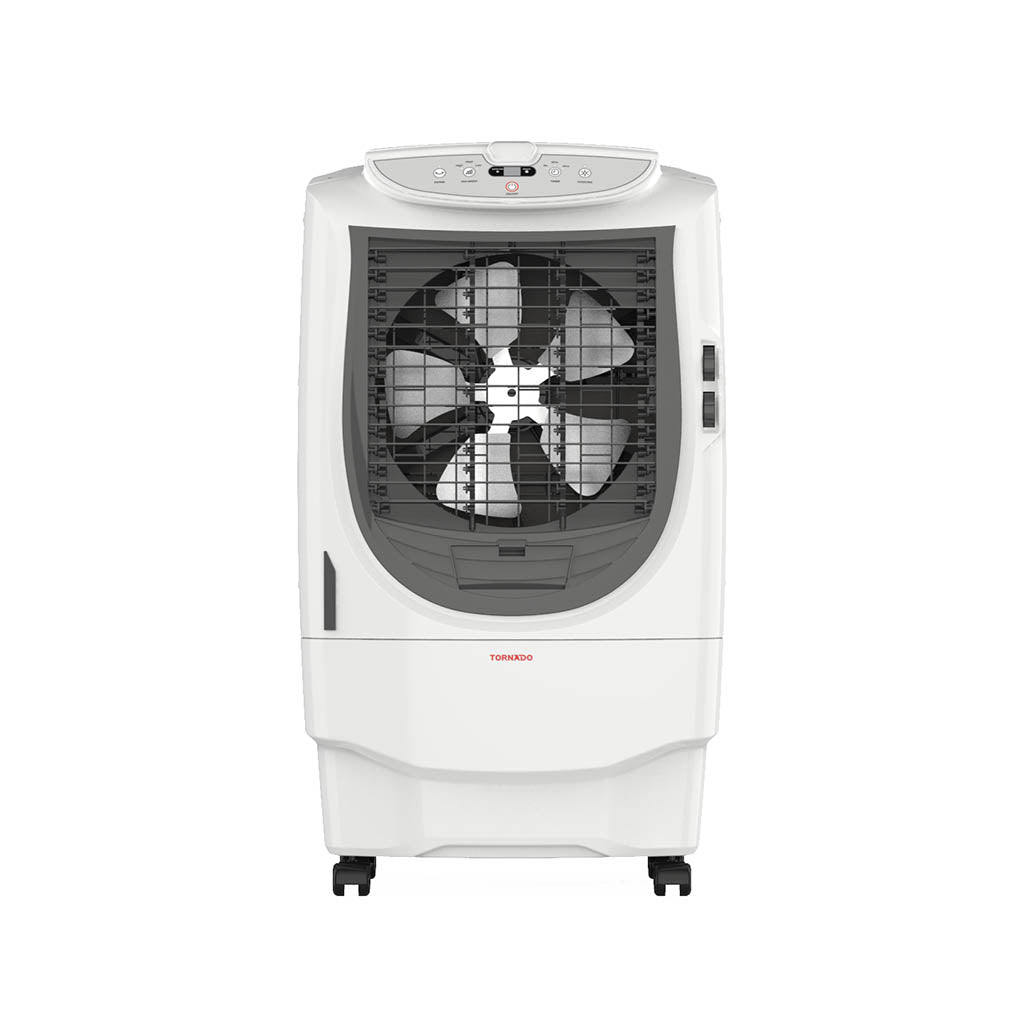 TORNADO Air Cooler Digital 70 Liter 3 Speeds Remote White x Grey TAC-70R