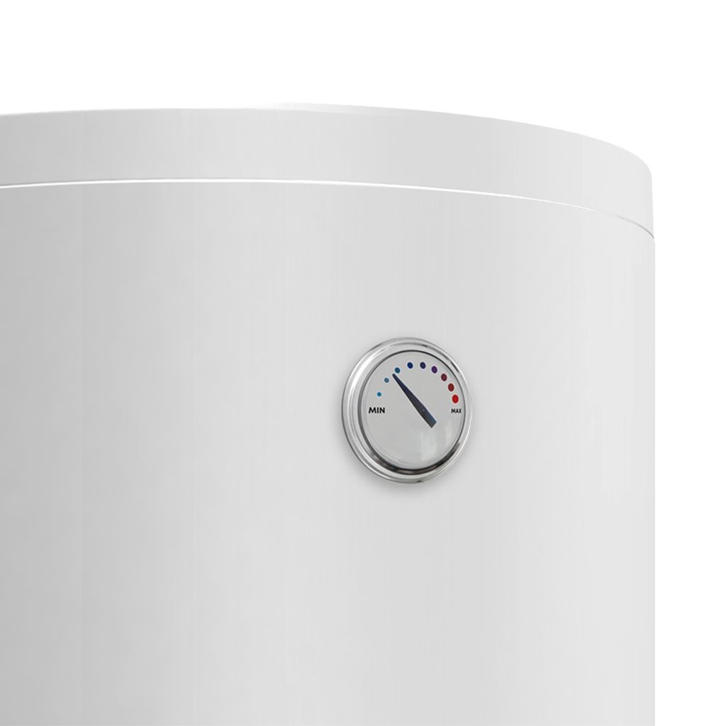 سخان مياه تورنيدو كهرباء 30 لتر بكفاءة طاقة A وضمان 5 سنوات – Tornado 30L Electric Water Heater with safety system and fast heating performance.