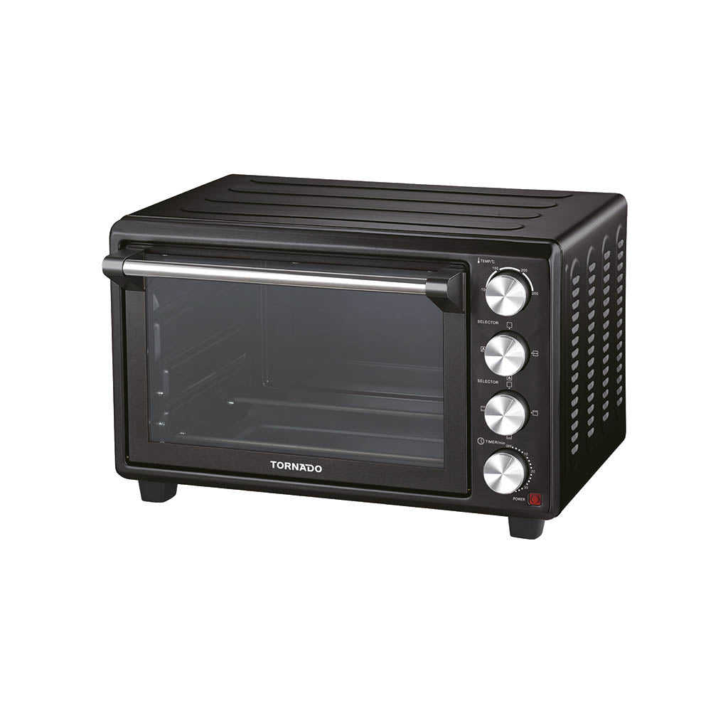 TORNADO Electric Oven 46 Liter, 1800 Watt, Grill, Fan, Black TEO-46KD-BK