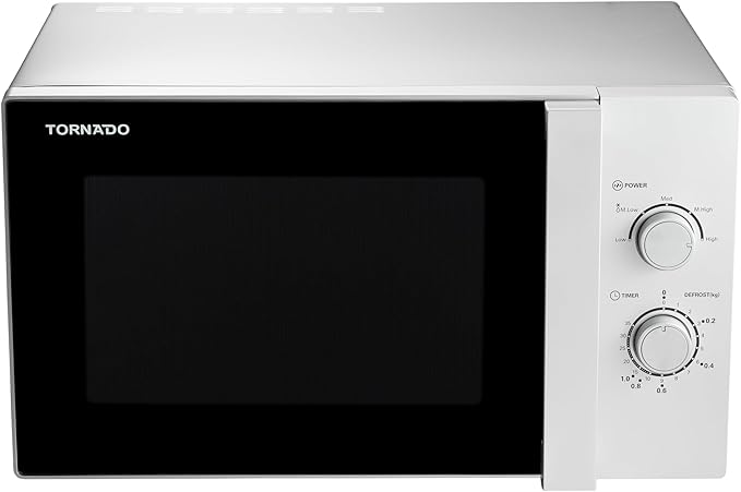 TORNADO Microwave Solo 25 Liter, 900 Watt, Silver TM-25MS