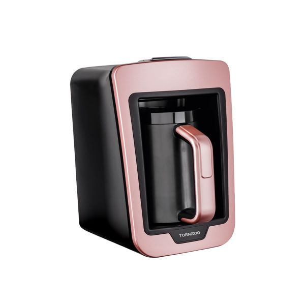 اكتشف ماكينة قهوة تركي تورنيدو أوتوماتيك TCME-100، سعة 330 مل، تحضير حتى 4 فناجين في 3.5 دقيقة، تقنية لومينا سينس، ألوان متعددة وضمان مجاني لمدة سنة.