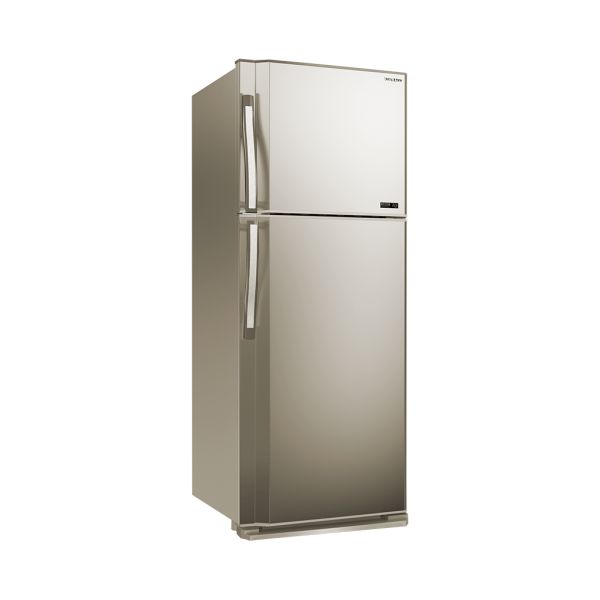 Refrigerator 396 from Tornado with Hybrid Cooling, Ag+ filter, NoFrost design and high energy efficiency. ثلاجة تورنيدو 396 لتر بتبريد هجين وكفاءة عالية.