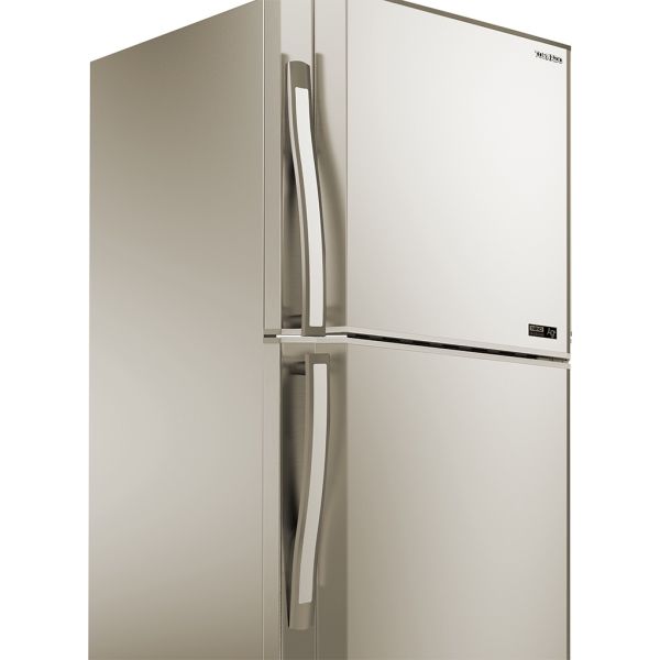 Refrigerator 396 from Tornado with Hybrid Cooling, Ag+ filter, NoFrost design and high energy efficiency. ثلاجة تورنيدو 396 لتر بتبريد هجين وكفاءة عالية.
