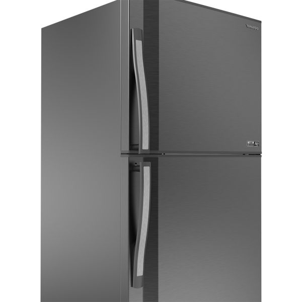 Refrigerator 396 from Tornado with Hybrid Cooling, Ag+ filter, NoFrost design and high energy efficiency. ثلاجة تورنيدو 396 لتر بتبريد هجين وكفاءة عالية.