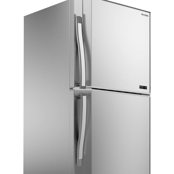 Refrigerator 396 from Tornado with Hybrid Cooling, Ag+ filter, NoFrost design and high energy efficiency. ثلاجة تورنيدو 396 لتر بتبريد هجين وكفاءة عالية.