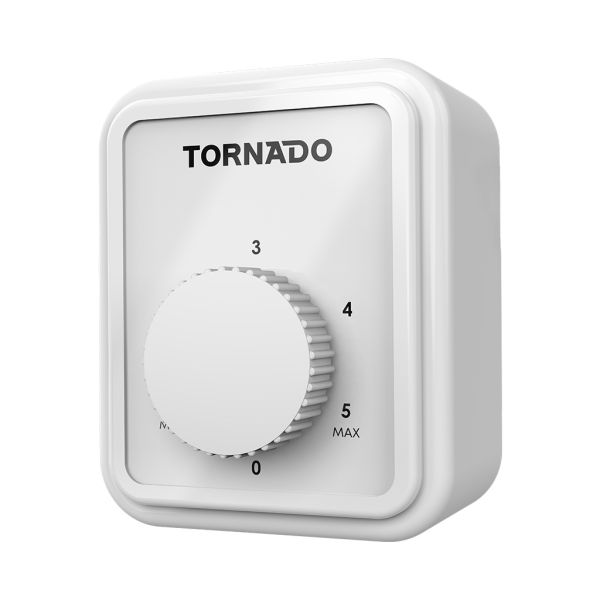 مروحة سقف تورنيدو TCF56WW أبيض 56 بوصة، 3 ريشة و5 سرعات مع ضمان 5 سنوات – Tornado Ceiling Fan 56 Inch White, 3 Blades, 5 Speeds, 5 Years Warranty.