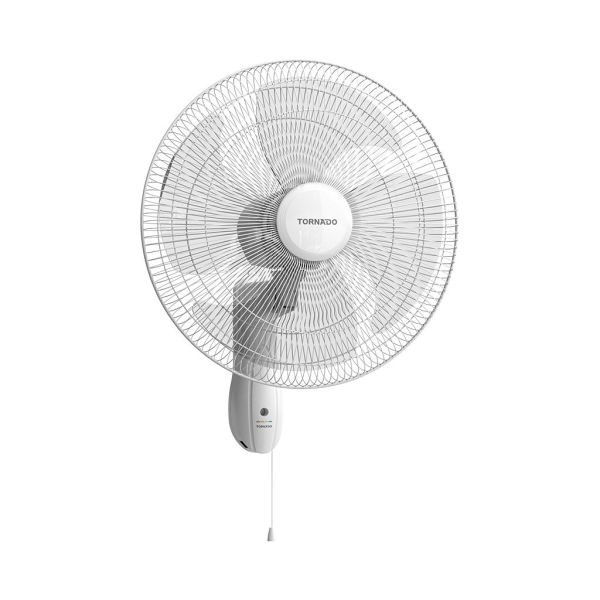 مروحة تورنيدو حائط 18 بوصة 4 ريشة أبيض TWF-18W، أداء قوي وضمان 5 سنوات | Tornado wall fan 18 inch with 3 speeds and energy efficiency A.