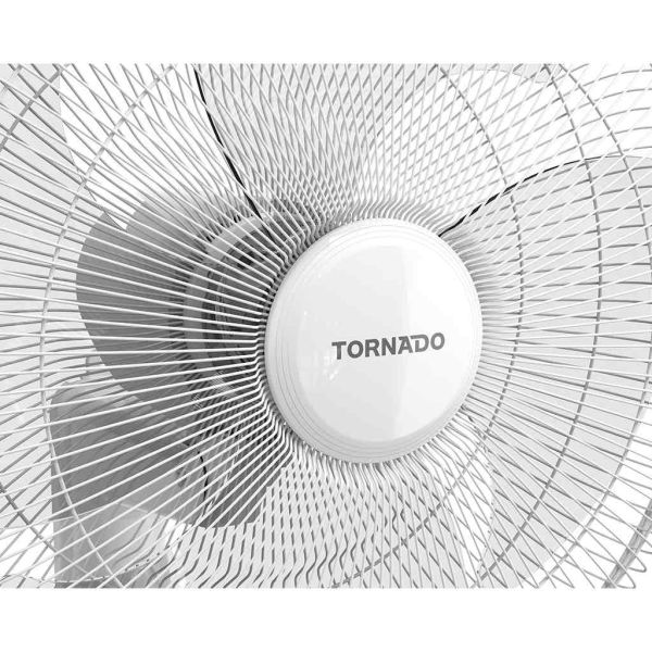مروحة تورنيدو حائط 18 بوصة 4 ريشة أبيض TWF-18W، أداء قوي وضمان 5 سنوات | Tornado wall fan 18 inch with 3 speeds and energy efficiency A.