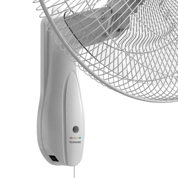 مروحة تورنيدو حائط 18 بوصة 4 ريشة أبيض TWF-18W، أداء قوي وضمان 5 سنوات | Tornado wall fan 18 inch with 3 speeds and energy efficiency A.