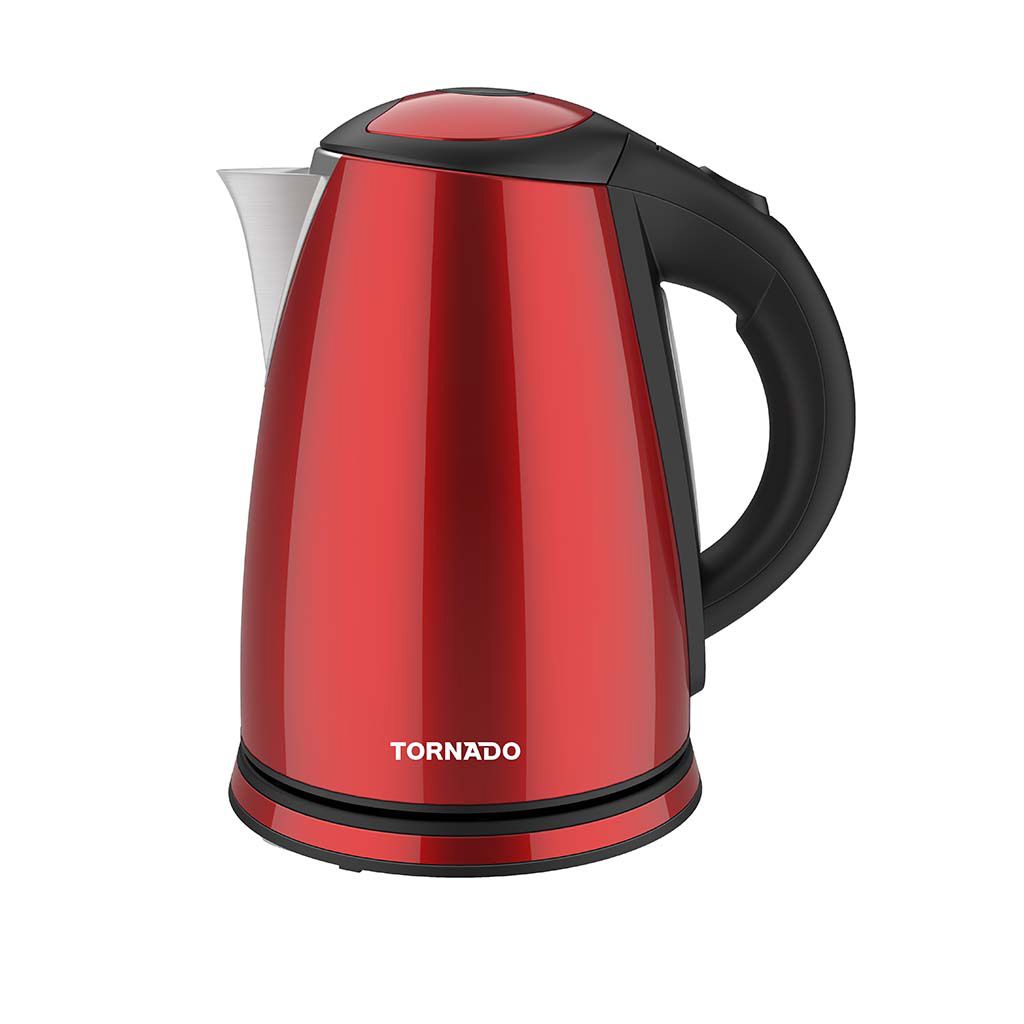 اشتري غلاية تورنيدو 1.8 لتر 2200 وات استانلس من Cairo Drop، تصميم أنيق وضمان سنة وتوصيل سريع.
Buy Tornado Electric Kettle 1.8L 2200W 