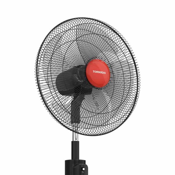 مروحة استاند تورنيدو 18 بوصة أسود × أحمر 3 سرعات وضمان 5 سنوات شامل – Cairo Drop يقدم لك أفضل مراوح تورنيدو الأصلية مع توصيل سريع في مصر.
