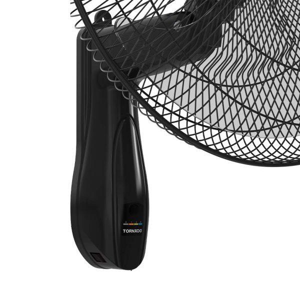 مروحة تورنيدو حائط 18 بوصة 4 ريشة أبيض TWF-18W-TWF-18، أداء قوي وضمان 5 سنوات | Tornado wall fan 18 inch with 3 speeds and energy efficiency A.
