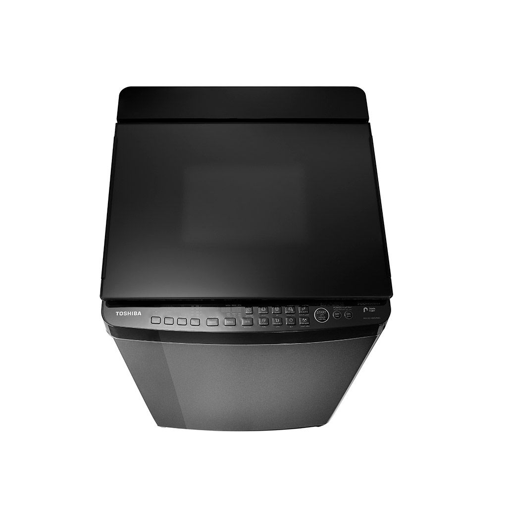 غسالة توشيبا فوق أوتوماتيك 13 كجم SDD انفرتر سيلفر غامق مع برامج متعددة وضمان 5 سنوات – Toshiba 13kg SDD Inverter Top Load Washing Machine with 5-year warranty.