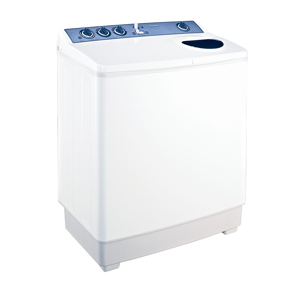 اشترِ غسالة توشيبا نصف أوتوماتيك VH-1210S ‎12KG بأداء قوي وتصميم متين – Toshiba semi automatic washing machine 12KG VH-1210S with durable design & high spin.