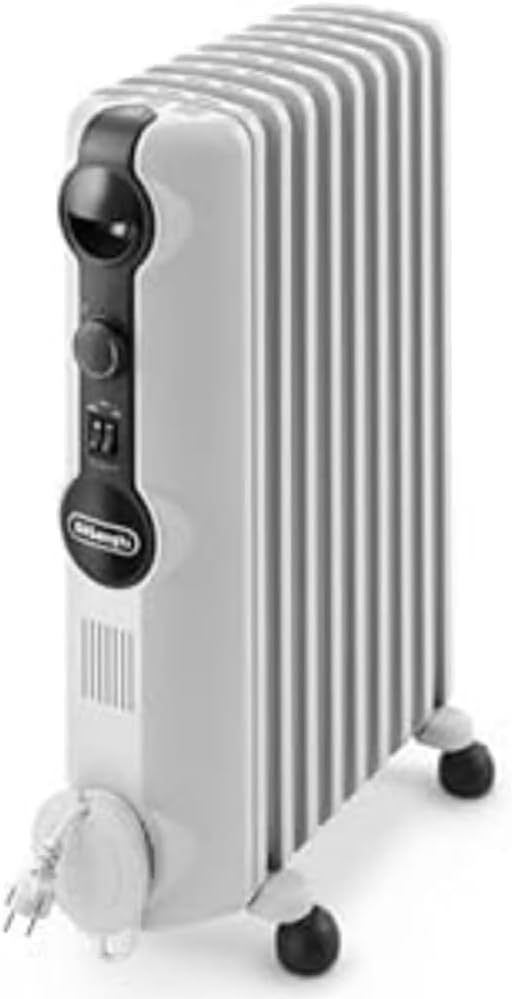 De’Longhi 9 Fins, 2000 Watt, White - TRRS0920 دفاية ديلونجي 200وات ابيض