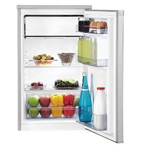 اشتري ثلاجة ميني بار بيكو TS190210S سعة 87 لتر ديفروست فضي مع أرفف داخلية وإضاءة LED وضمان وتوصيل من Cairo Drop، مناسبة للغرف والمكاتب.