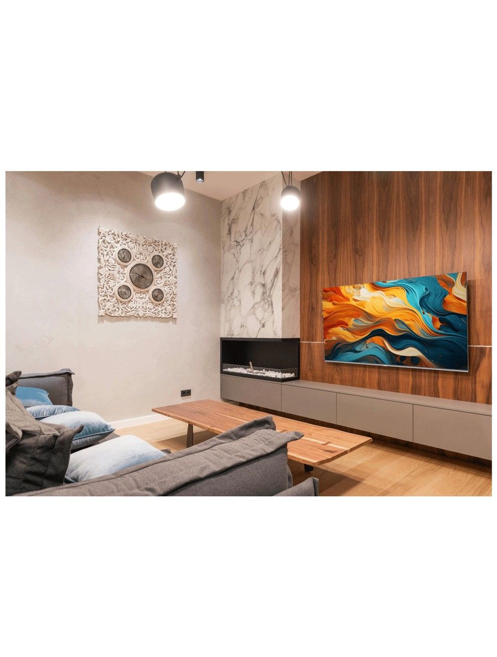 شاشة هاير 55 بوصة 4K UHD سمارت بدقة عالية وصوت Dolby وضمان سنتين – Haier 55 Inch 4K UHD Smart LED TV with Dolby Audio & 2 Years Warranty.