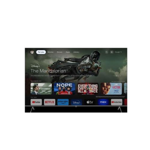 Haier Google TV 65" 4K UHD Smart - LED with Built-in Receiver - Black - H65K80EU