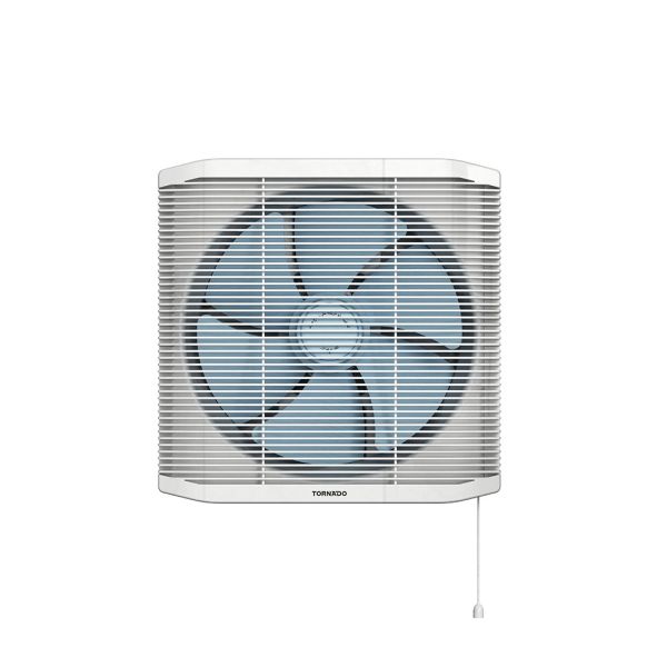 TORNADO Bathroom Ventilating Fan 25 cm, Privacy Grid, Blue x White TVS-25UW