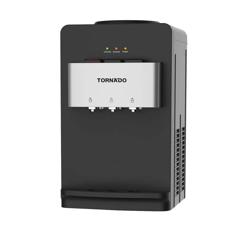 TORNADO Water Dispenser, 3 Faucets, Black TWD-26TB-B