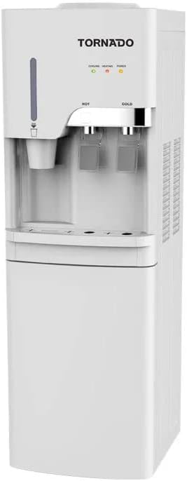 TORNADO Water Dispenser, 2 Faucets, White TWD-36CH-W