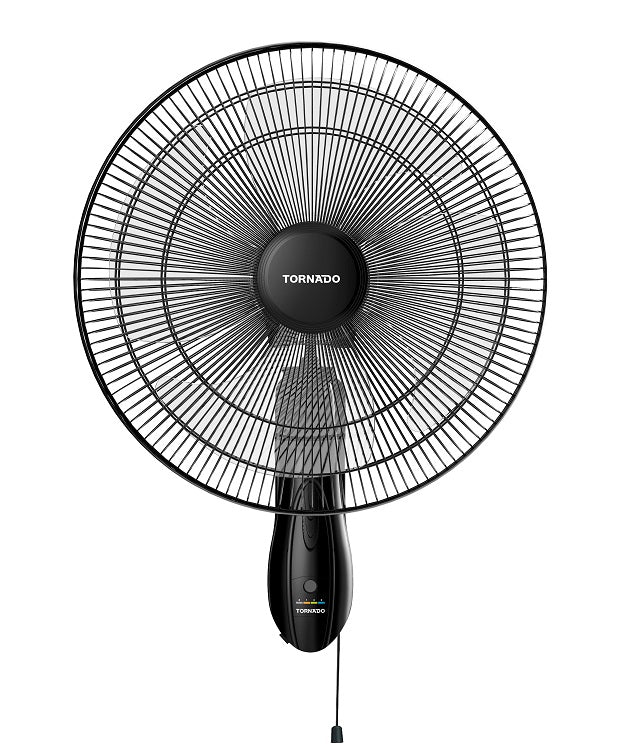 Tornado Wall Fan 16 Inch - Black - TWF-16