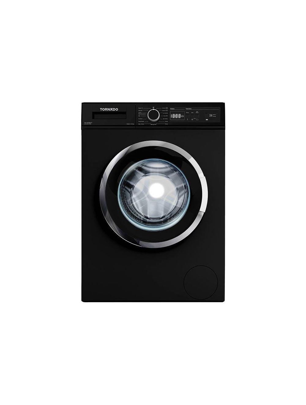 TORNADO Washing Machine Fully Automatic 6 Kg, Black TWV-FN68BKOA