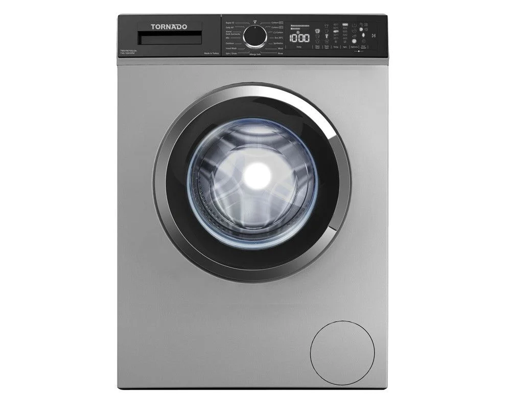 TORNADO Washing Machine Fully Automatic 7 Kg, Silver TWV-FN710SLOA