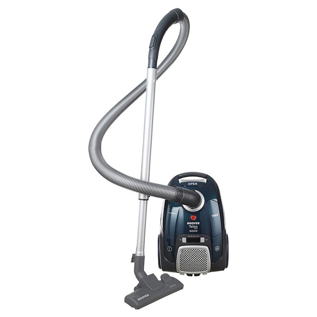 مكنسة كهربائية هوفر TX1600020 بقدرة 1600 وات وفلتر هيبا، كيس 3.5 لتر، أزرق غامق Hoover vacuum 1600W HEPA filter blue.