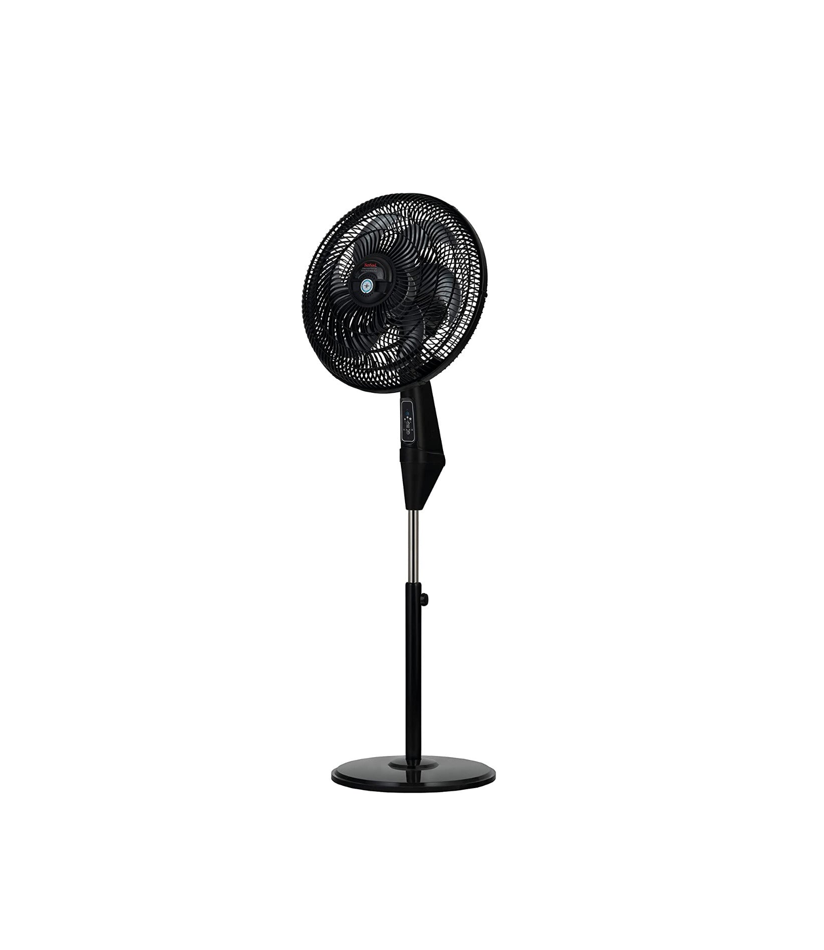مروحة تيفال طاردة للناموس 16 بوصة، 6 ريشة، ريموت، تشغيل هادئ وحماية كاملة. Tefal Stand Fan Silence Force 16 inch with mosquito repellent & remote.