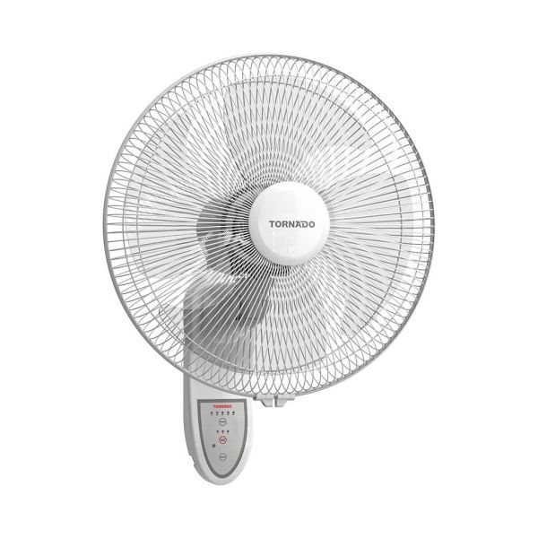 مروحة حائط تورنيدو 16 بوصة أبيض 4 ريشة ريموت بضمان 5 سنوات + Cairo Drop delivery. Tornado Wall Fan 16 inch White with Remote and 5 years warranty.
