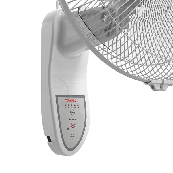 مروحة حائط تورنيدو 16 بوصة أبيض 4 ريشة ريموت بضمان 5 سنوات + Cairo Drop delivery. Tornado Wall Fan 16 inch White with Remote and 5 years warranty.