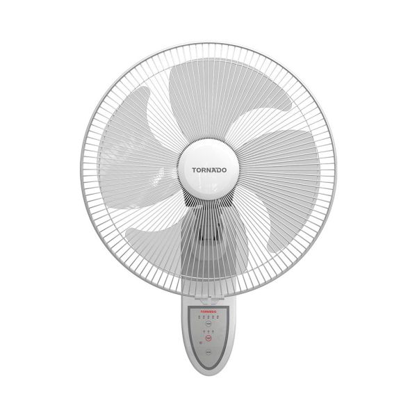 مروحة حائط تورنيدو 16 بوصة أبيض 4 ريشة ريموت بضمان 5 سنوات + Cairo Drop delivery. Tornado Wall Fan 16 inch White with Remote and 5 years warranty.