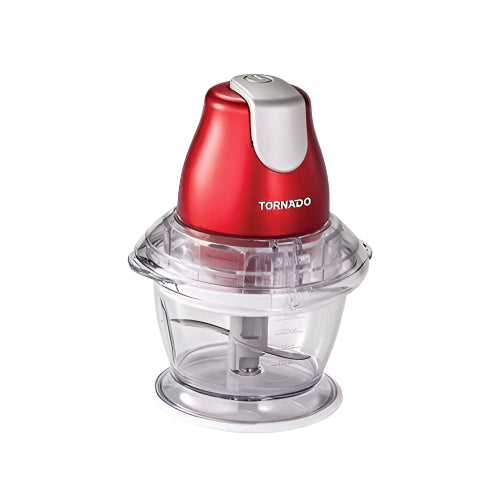 كبة تورنيدو CH-400MR بسعة 1 لتر وقدرة 400 وات لفرم سريع ودقيق مع سلاح ستانلس ستيل قوي، Tornado chopper 400W for efficient meat and vegetable chopping.