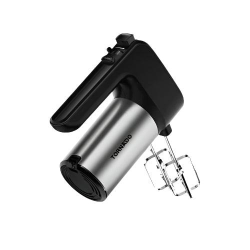 مضرب بيض تورنيدو 300 وات بـ6 سرعات وتيربو لتجهيز الطعام بسرعة ودقة | Tornado 300W hand mixer with 6 speeds & turbo for perfect kitchen performance.
