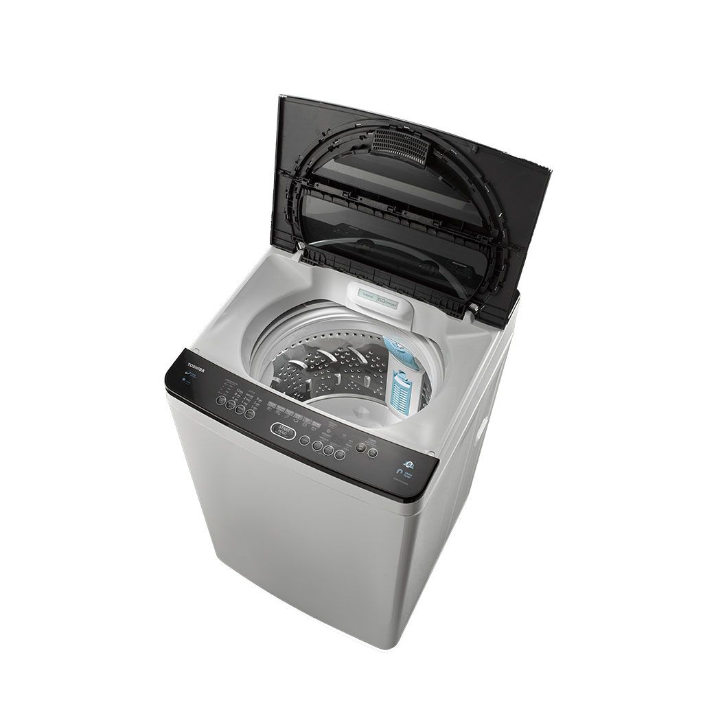 اشترِ غسالة توشيبا فوق اتوماتيك 11 كجم طلمبة مع حلة استانلس وضمان 5 سنوات – Buy Toshiba 11kg top load washer with pump & 5-year warranty from Cairo Drop.