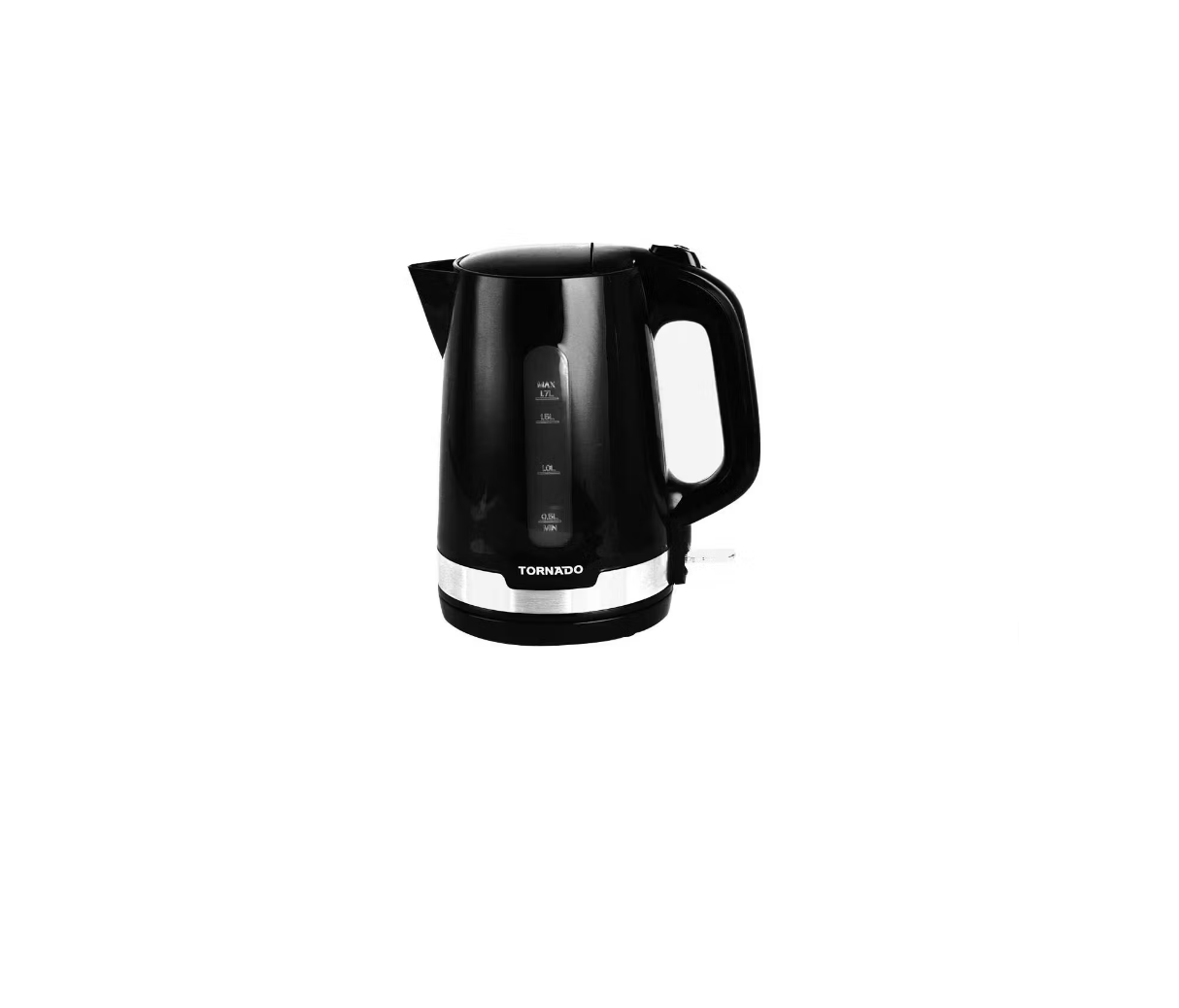 TORNADO TKP-2217-B Plastic Kettle Black غلاية تورنيدو بلاستيك اسود