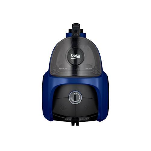 Beko Bagless Canister Vacuum Cleaner, 1400 Watt, Black / Blue - VCO 64320 WD