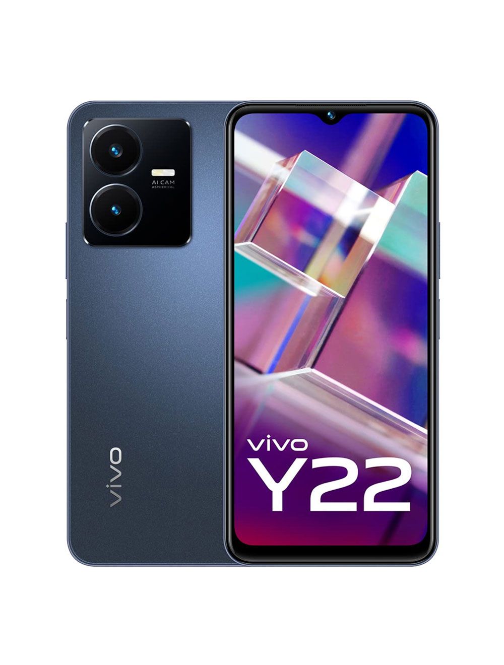 اشترِ فيفو Y22 مع شاشة 6.55 بوصة، رامات 4 جيجا، ذاكرة 128 جيجا، كاميرا 50MP، بطارية 5000mAh وشحن سريع 18 واط مع ضمان وتوصيل من Cairo Drop.