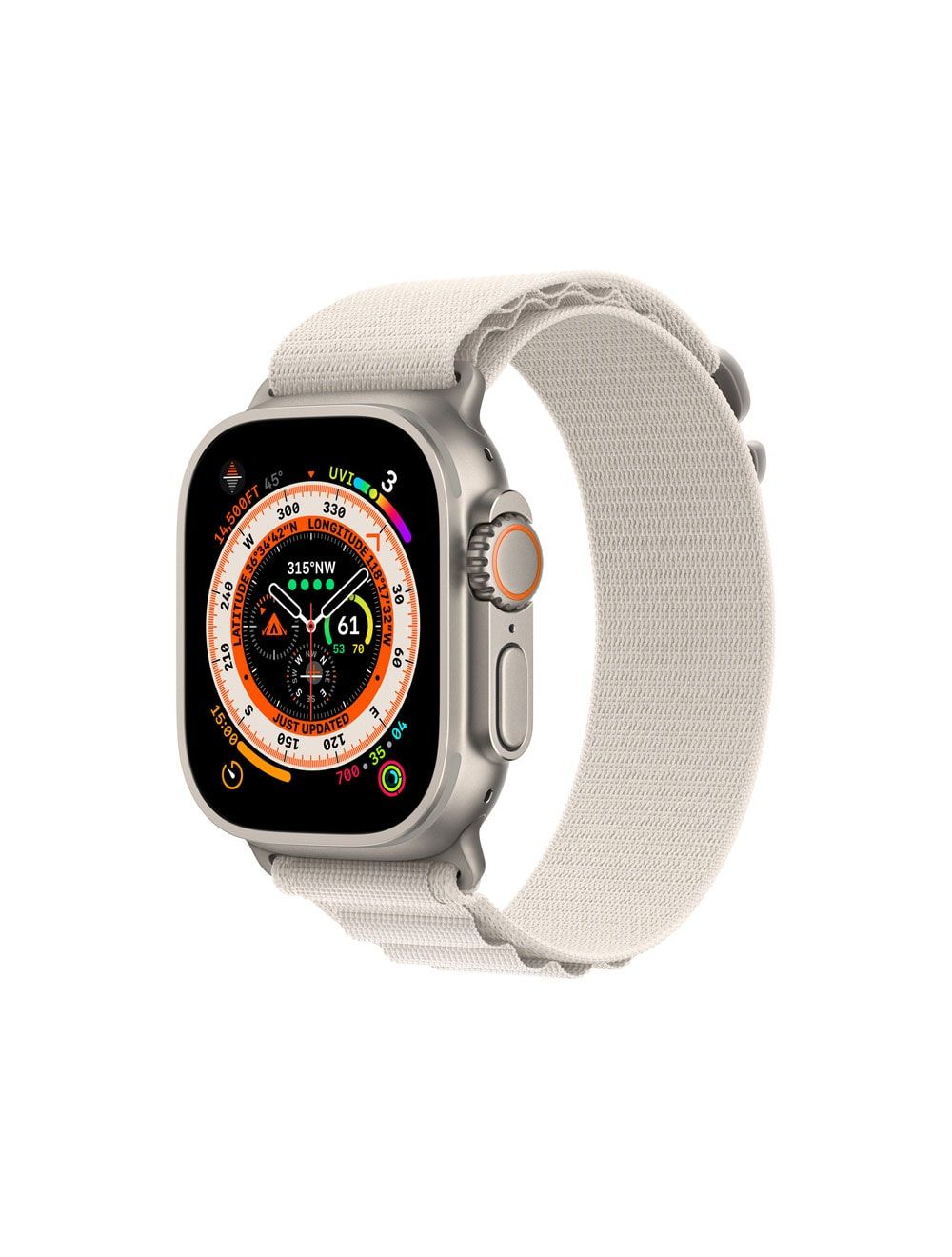 Apple Watch Ultra  WT30649MM Titanium Starlight Alpine Loop M