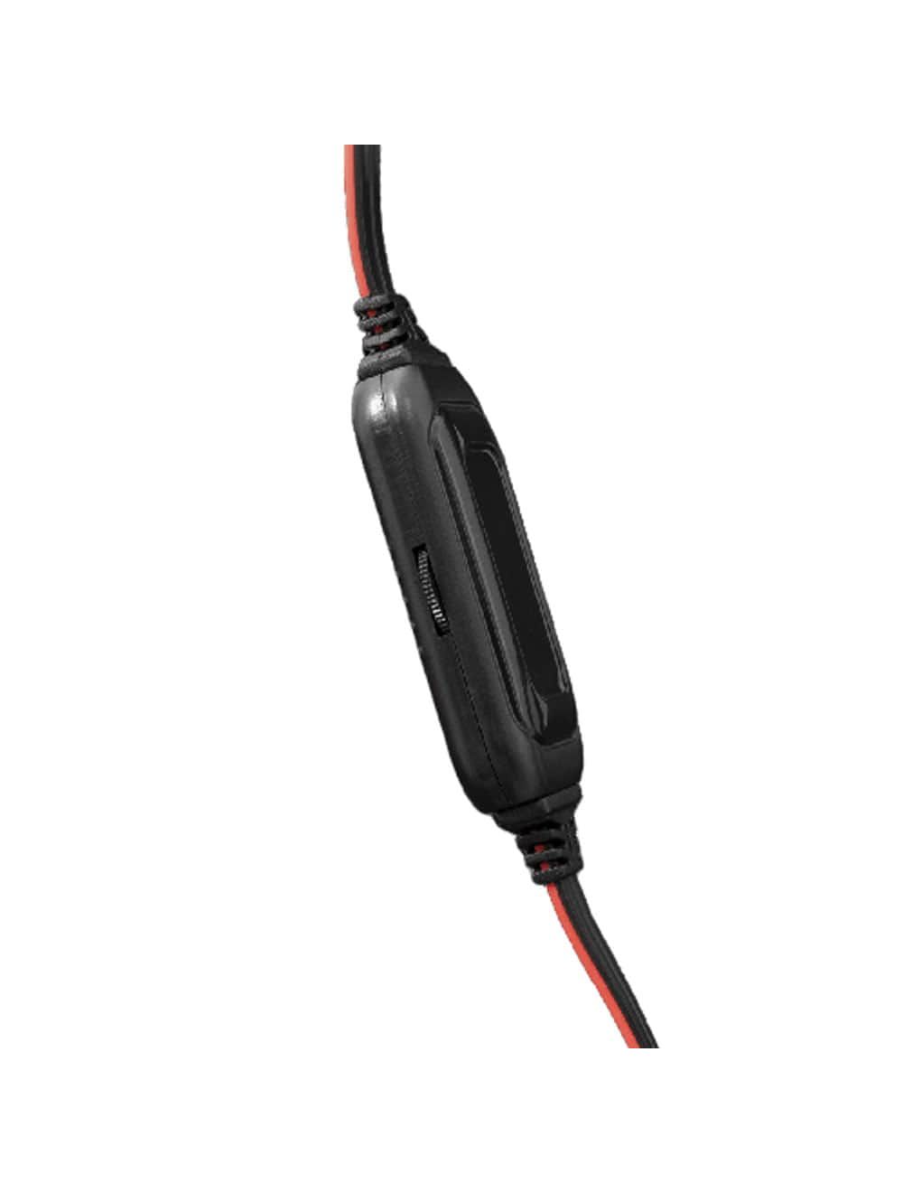 استمتع بصوت قوي مع White Shark Headset GH-2040 Black/Red من Cairo Drop، تصميم مريح، اتصال 3.5mm، وضمان سنة. Gaming comfort & clarity.