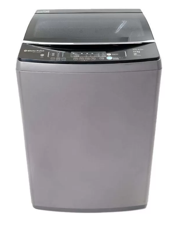 White Point washing machine, 15 kg, automatic, silver WPTL150DGSMA