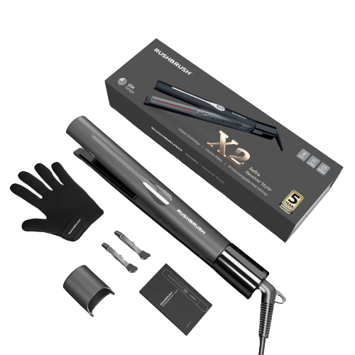 مكواة فرد الشعر Rush Brush X2 Infra Revolver