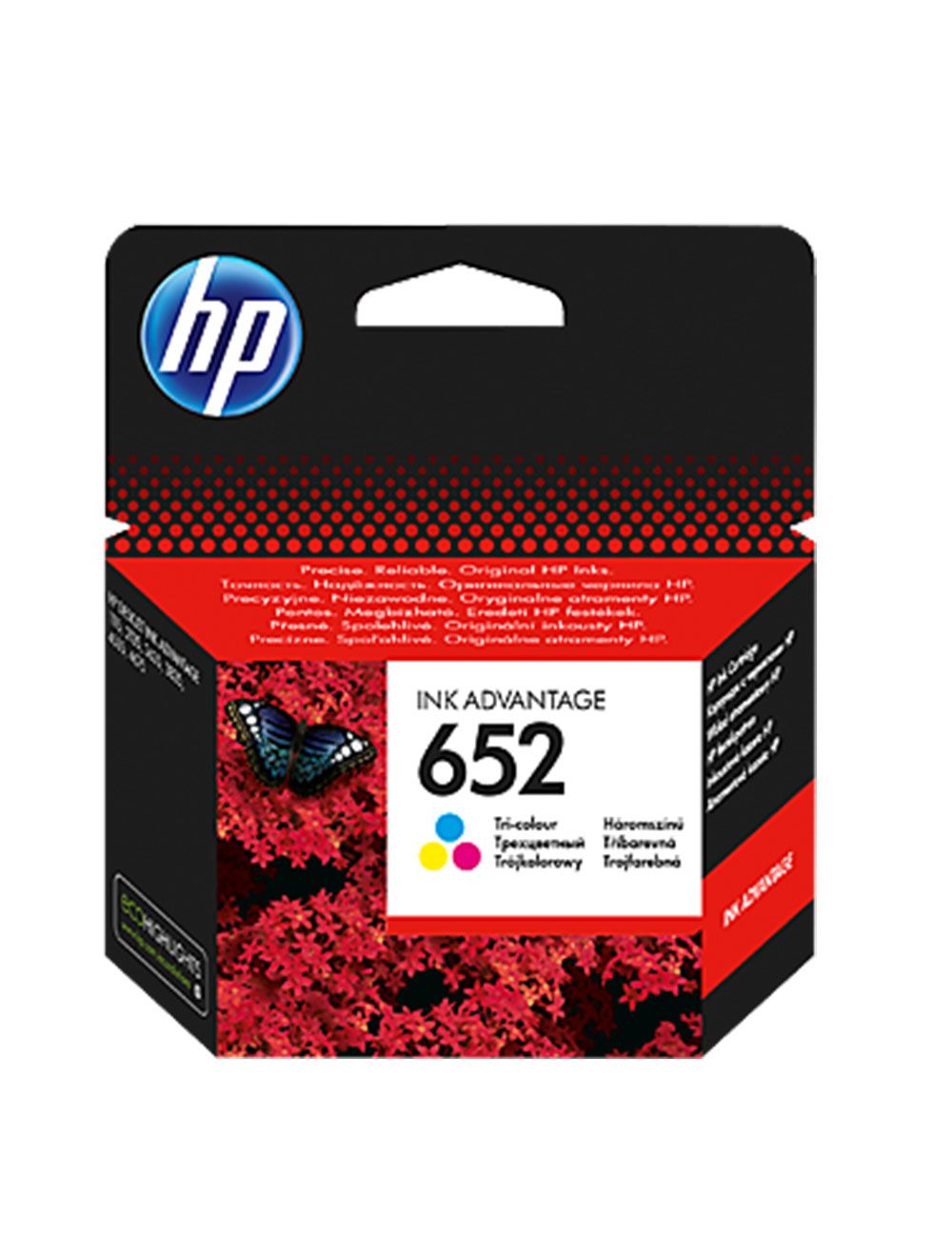 HP 652 Tri-color Original Ink Advantage Cartridge