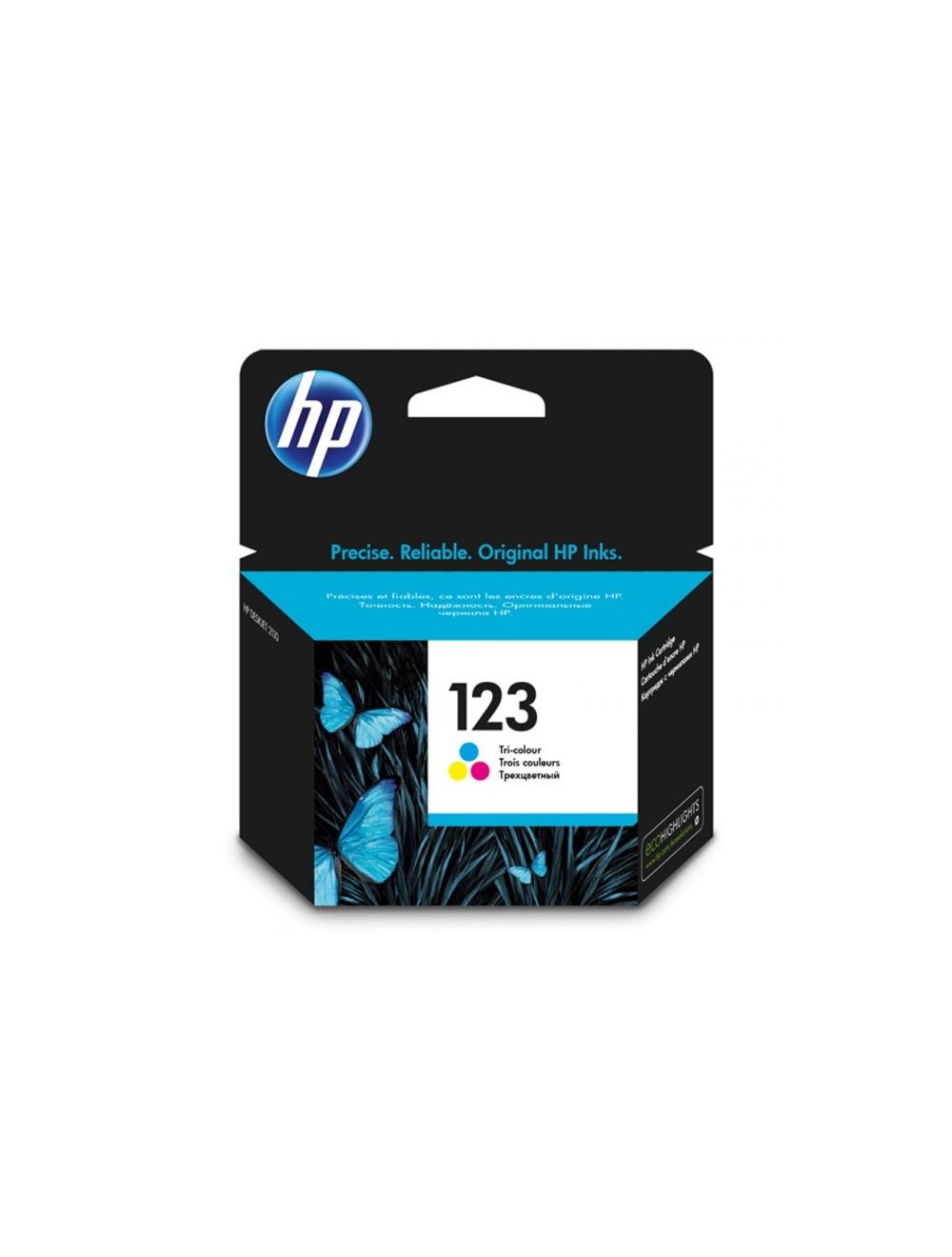 HP 123 Tri-color Original Ink Cartridge