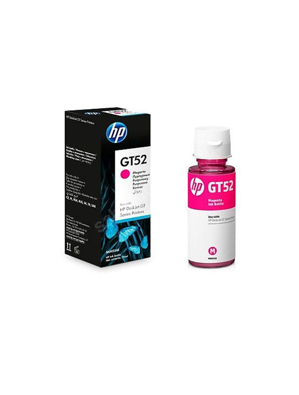 HP GT52 Magenta Original Ink Bottle