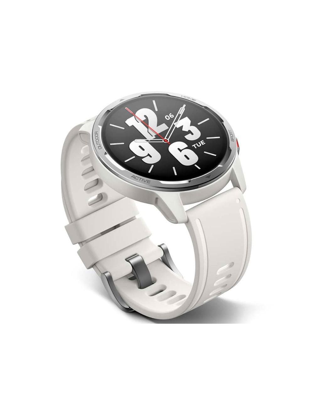 شاومي ساعة ذكية S1 اكتيف أبيض ببطارية تدوم 12 يومًا وشاشة AMOLED، توصيل سريع وضمان – Xiaomi S1 Active Smartwatch White with 12-day battery and AMOLED screen