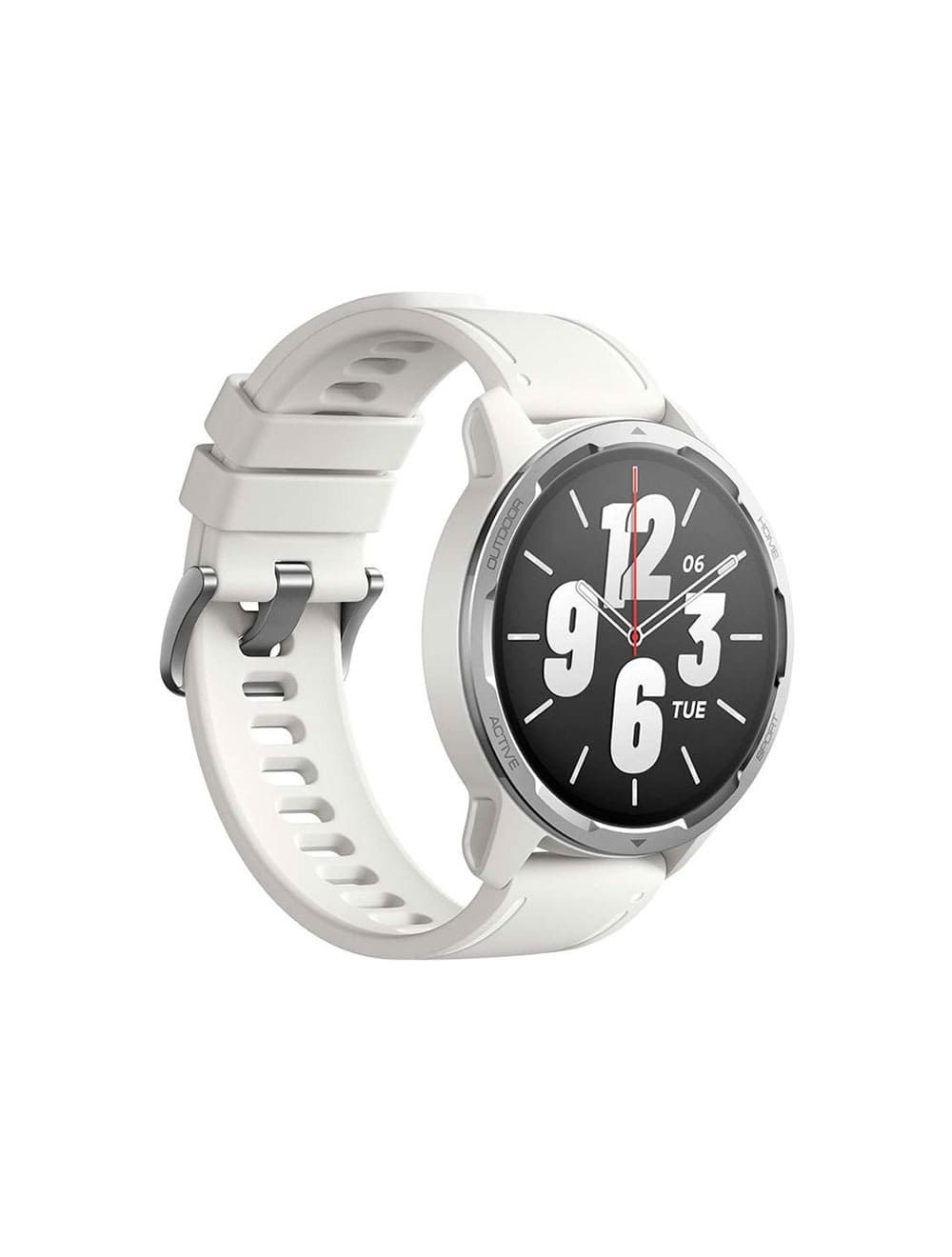 شاومي ساعة ذكية S1 اكتيف أبيض ببطارية تدوم 12 يومًا وشاشة AMOLED، توصيل سريع وضمان – Xiaomi S1 Active Smartwatch White with 12-day battery and AMOLED screen