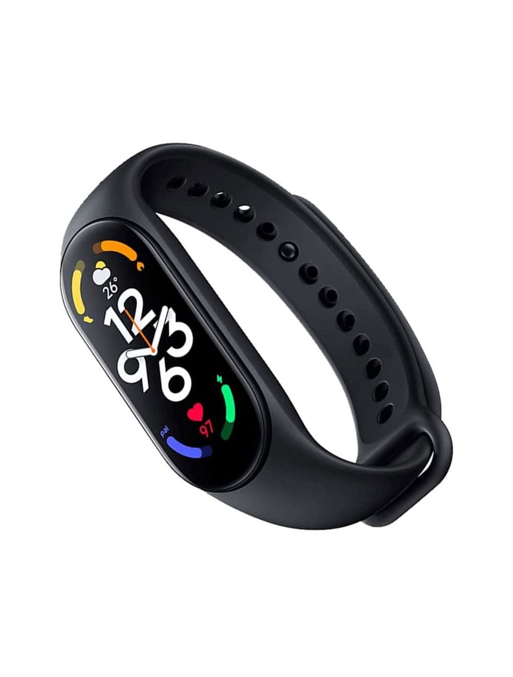 شاومي باند ذكي 7 - أسود بشاشة AMOLED 1.62 بوصة، 110 وضع رياضي، مراقبة صحية متكاملة، اطلبه الآن من Cairo Drop - Xiaomi Band 7 AMOLED 1.62" & sport