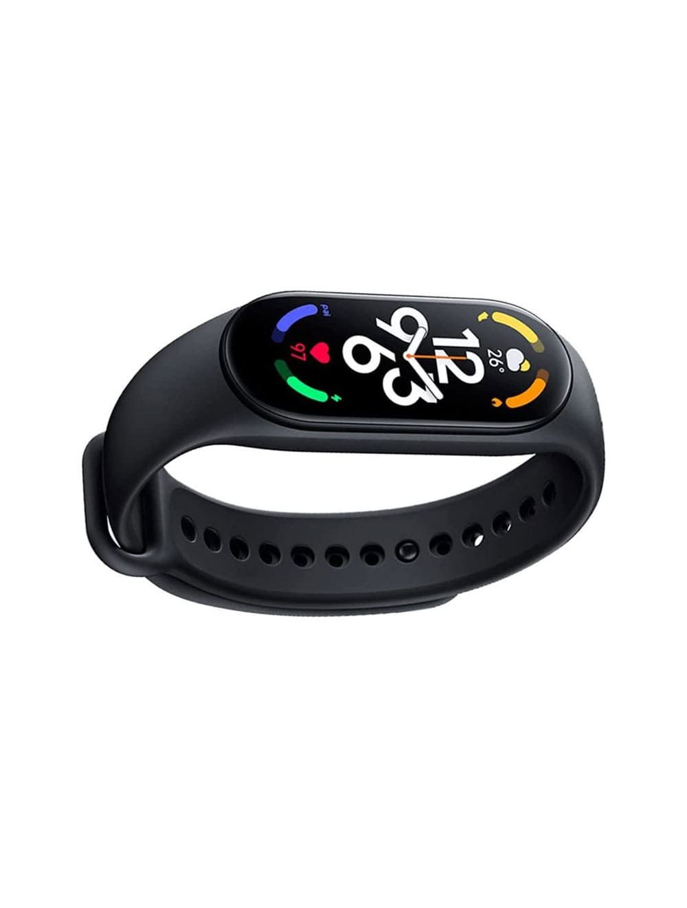 شاومي باند ذكي 7 - أسود بشاشة AMOLED 1.62 بوصة، 110 وضع رياضي، مراقبة صحية متكاملة، اطلبه الآن من Cairo Drop - Xiaomi Band 7 AMOLED 1.62" & sport